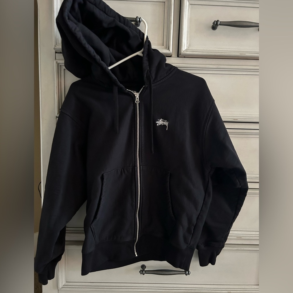 Barely worn Stussy zip up hoodie